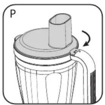 PowerXL BL7019 - Shredding/slicing disc assembly - 4