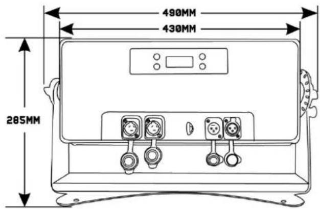 BeamZ BS1500 RGBW - TECHNICAL SPECIFICATIONS - 1