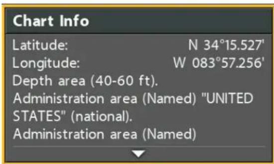 HUMMINBIRD HELIX 10 MSI+ GPS G4N CHO - Recherche par position de curseur - 1