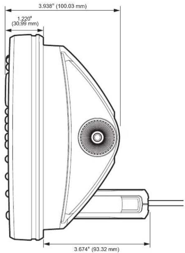 3.938" (100.03 mm) 1.220" (30.99 mm) 3.674" (93.32 mm)