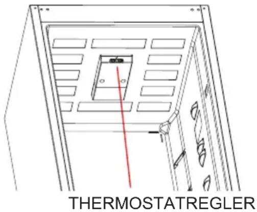 HOOVER BHBS 174 TT - Thermostat-Einstellungen für Kühl- und Gefrierteil - 1