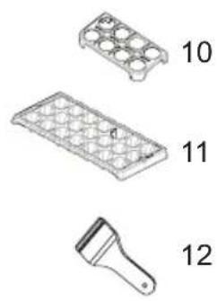 HOOVER BHBS 174 TT - PART - 7. PARTS OF THE APPLIANCE AND THE COMPARTMENTS - 3