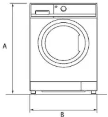 HOOVER H7W4 48MBCR6-S - 11,2- Dimensions du produit - 1