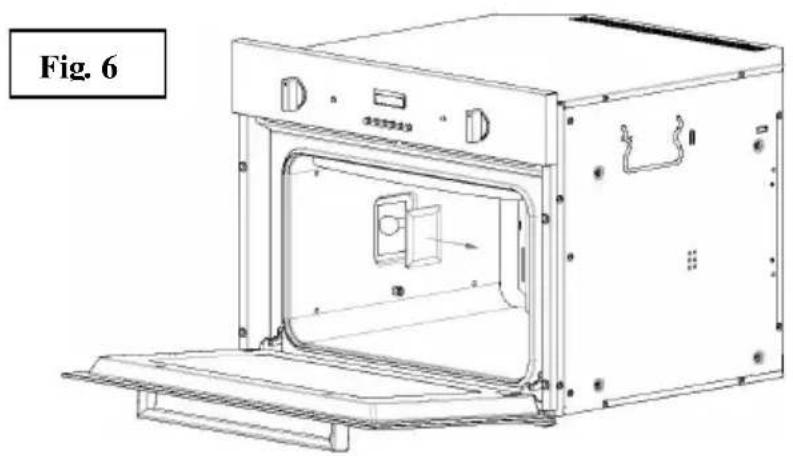 HOOVER HCO 460 X - Cambio de la bombilla del horno (fig. 6) - 1