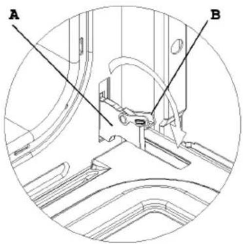 HOOVER HCO 460 X - Comment enlever la porte du four (fig. 4) - 1