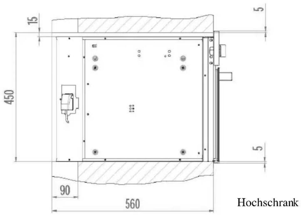 HOOVER HCO 460 X - EINBAUSCHEMA Abb. 1 - 2