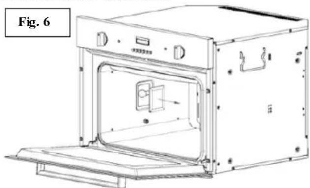 HOOVER HCO 460 X - Sostituzione lampada forno (fig. 6) - 1