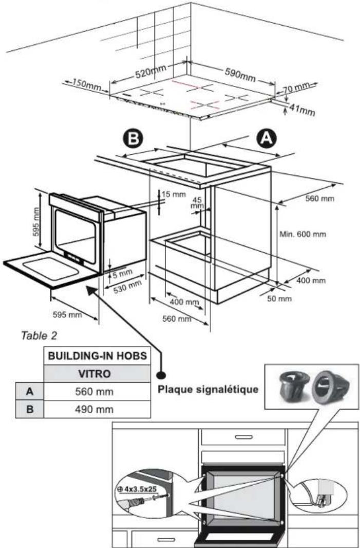 HOOVER HHE115IN/E - OVEN and HOB INSTALLATION - 1