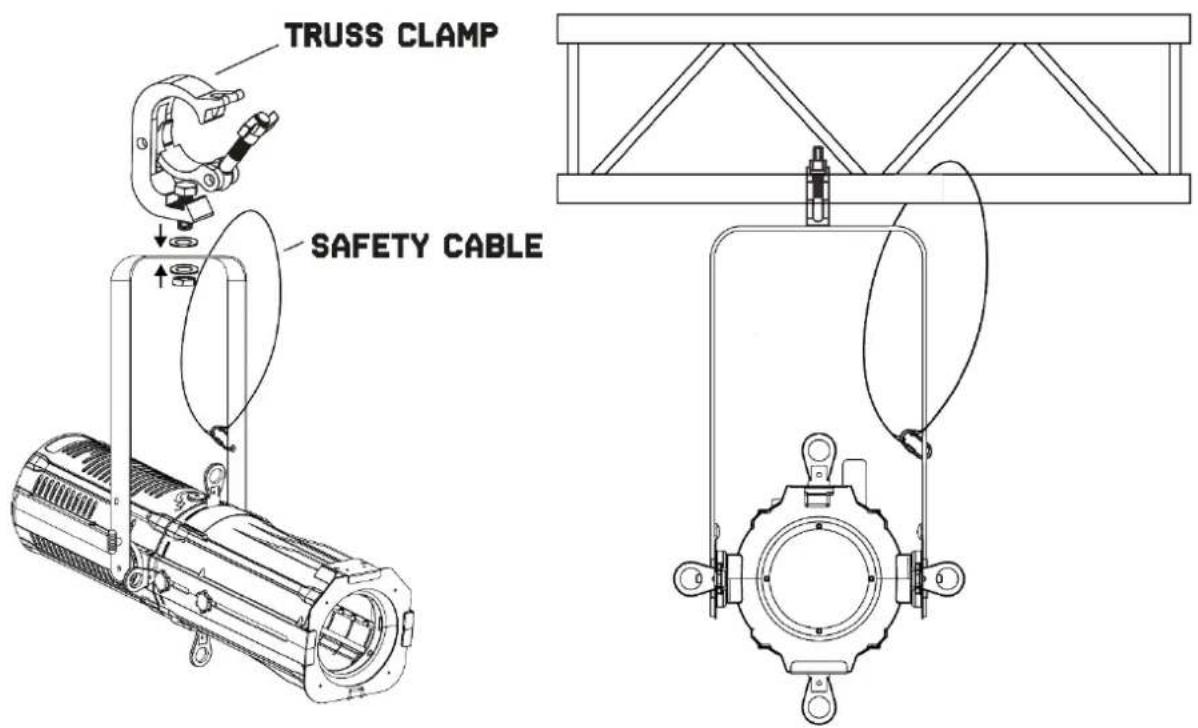 BeamZ BTS250C - FIXATION - 1