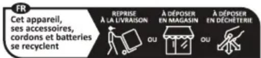 PANASONIC CU-TZ35ZKE - Avis aux utilisateurs concernant la collecte et l'élimination des piles/batteries et des appareils électriques et électroniques usagés - 5