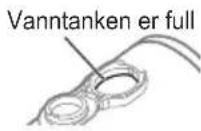 PANASONIC EW-DJ26 - Fyll vannbeholderen med vann. - 2