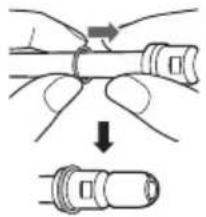 PANASONIC EW-DJ26 - Cum se atasează inelul de identificare - 1