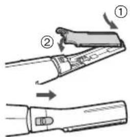 PANASONIC ES-WR51 - Attaching the blade - 3