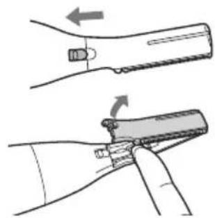 PANASONIC ES-WM31 - Fissaggio della lama - 1