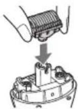PANASONIC ES-WM31 - Sisäterän kiinnittäminen - 1