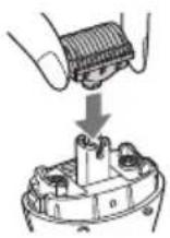 PANASONIC ES-WM31 - Îndepărtarea lamei interioare - 2