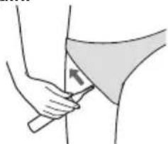 PANASONIC ES-WM31 - Colocar a cabeça de corte para corpo e recortar. - 5