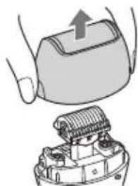 PANASONIC ES-WM31 - Removing and attaching the bikini shaver head - 1