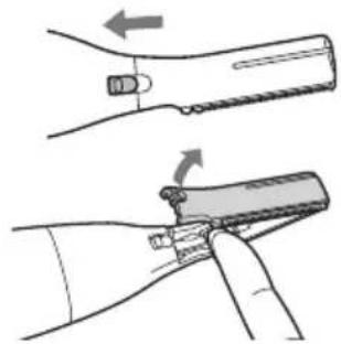 PANASONIC ES-WM31 - Het mes bevestigen - 1
