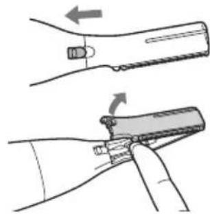 PANASONIC ES-WM31 - Biçağın takılması - 1