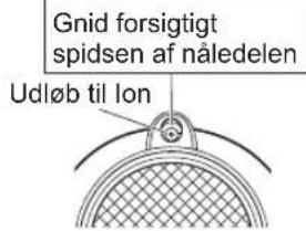 PANASONIC EH-NE87 - Vedligeholdelse af ionudlbet - 1