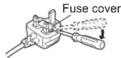 PANASONIC EH-NE87 - How to replace the fuse - 2