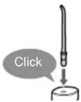 PANASONIC EW-DJ27 - Install the nozzle. - 1