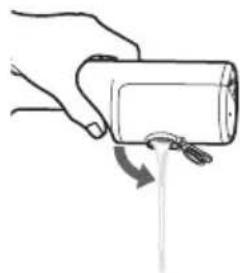 PANASONIC EW-DJ67 - Om het apparaat schoon te houden, verwijder het resterende water. - 1