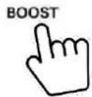HOOVER HIH6ICE - Activate the boost function - 2