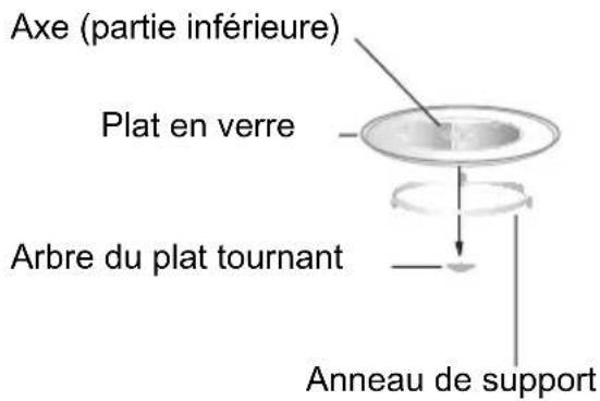 HOOVER HMIG20GDFN - Installation du plat tournant - 1