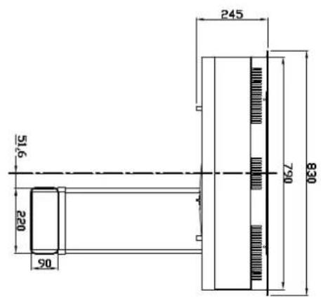 HOOVER HIH8ICE - Cabinet and Flue Pipe Size - 3
