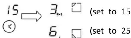 HOOVER HIH8ICE - If the timer is set on more than one zone: - 1