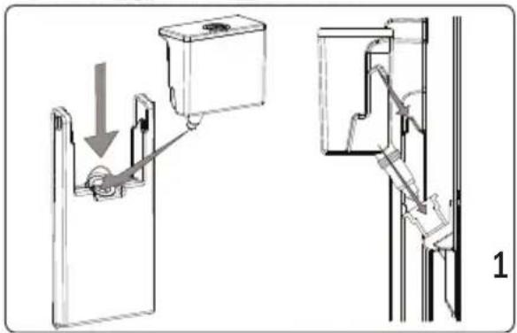 HOOVER HOCE4T620DWXK - The Water Dispenser Mounting the Water Tank - 1