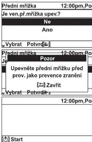 PANASONIC WH-WXG16ME8 - Kontrola predních mřížek - 3
