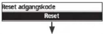 PANASONIC WH-WXG16ME8 - For at nulstille glemt adgangskode (under drift OFF-skærm) - 1