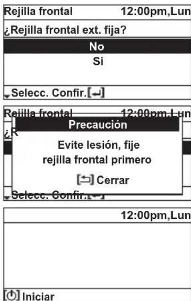 PANASONIC WH-WXG16ME8 - Comprobación de las rejillas delanteras - 3