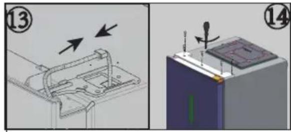 HOOVER HONCQ2T618EB - Assembly steps - 2