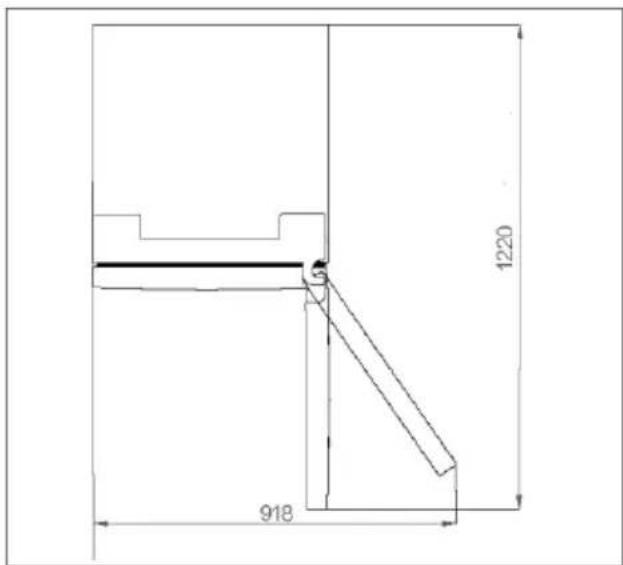 HOOVER HONCQ2T618EB - Requisitos de espacio - 1