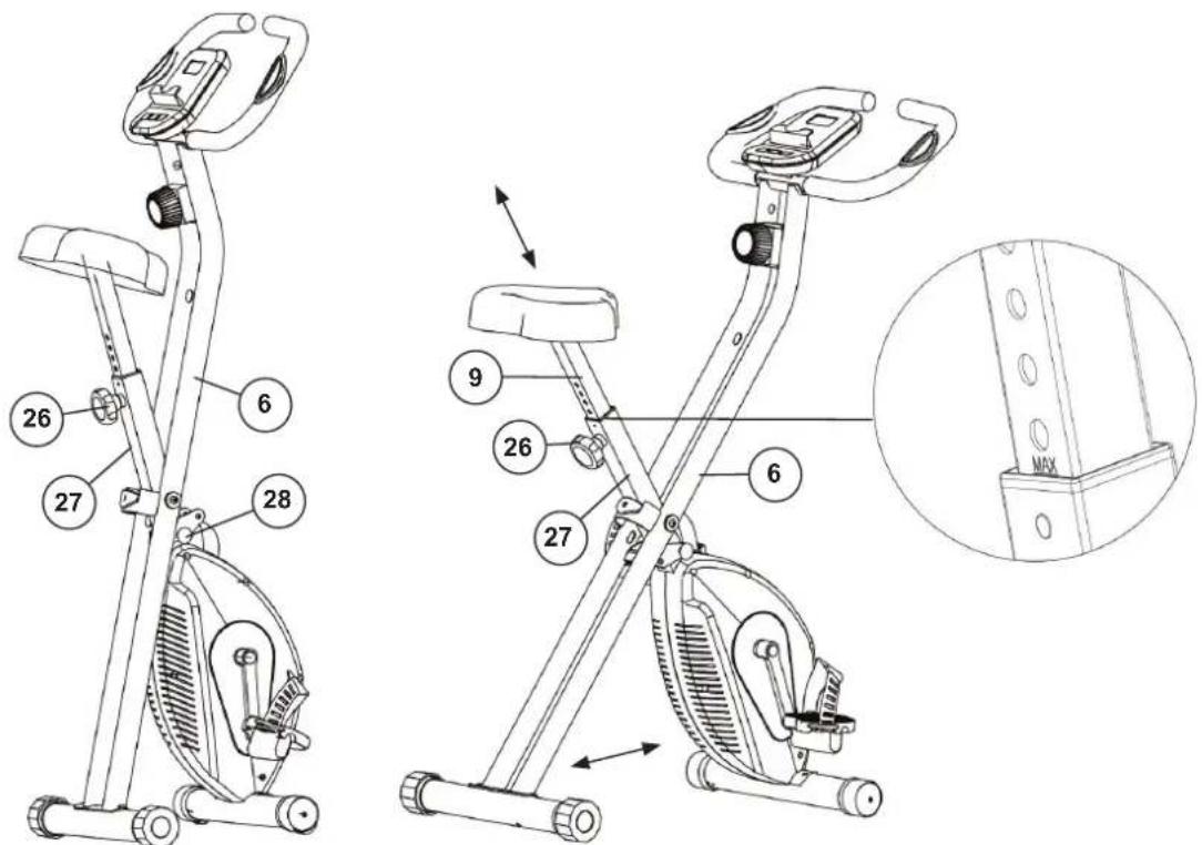 Christopeit X-Bike - Dismount - 1