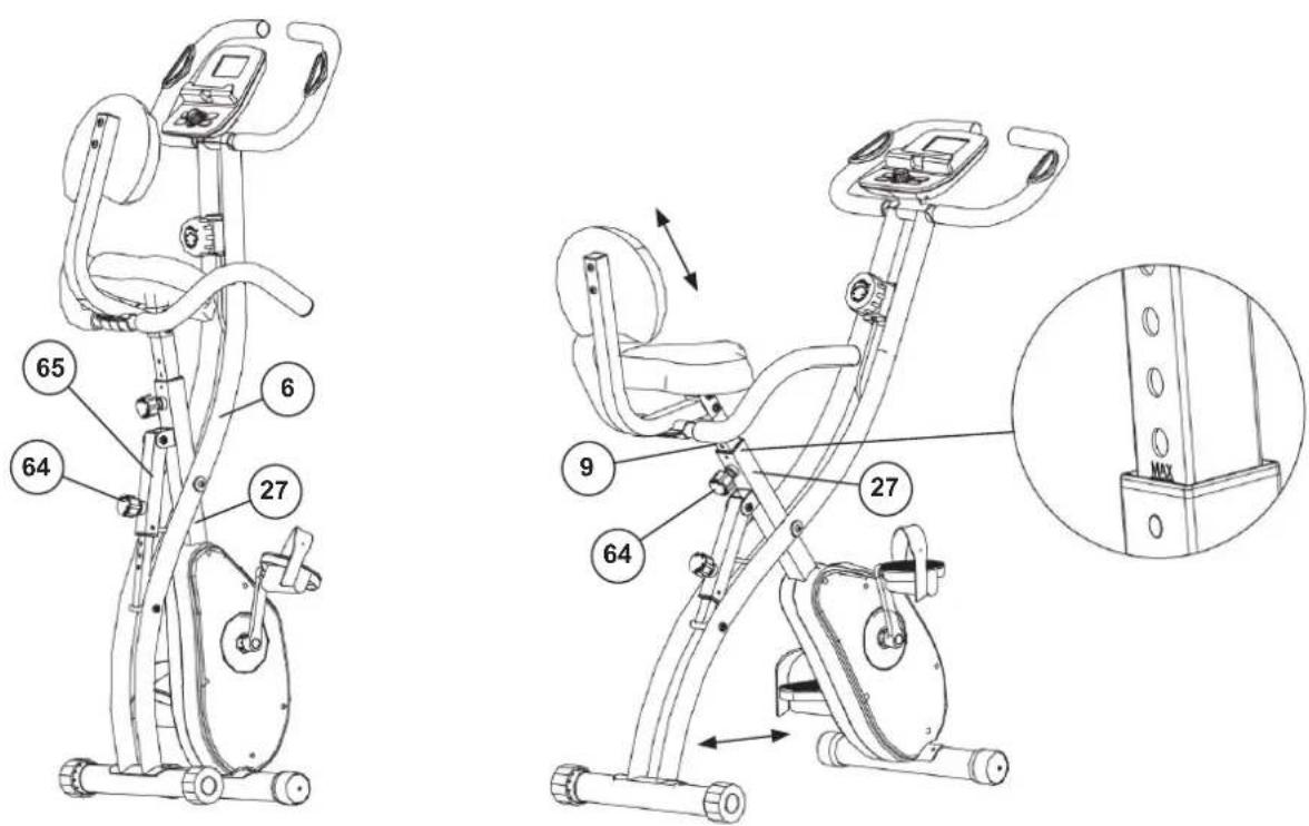 Christopeit S-Bike - Vystupování - 1
