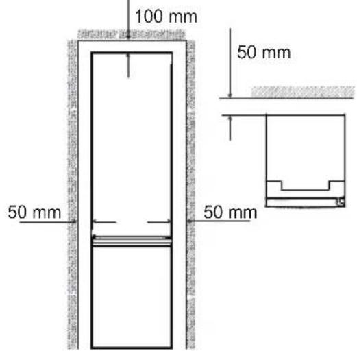 HOOVER HONCQ2T618EXK - Ventilaton cross-section - 1
