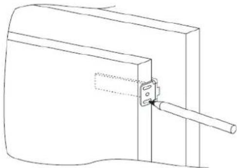 HOOVER HOTO 144 DE - VERBINDUNG DER WÄNDE DES EINBAUSCHRANKS MIT GERÄTETÜREN - 3