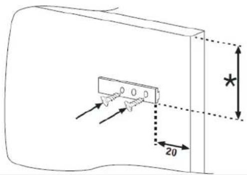 HOOVER HOTO 144 DE - DIMENSIONI DEL PRODOTTO E DEL VANO DI INCASSO - 6