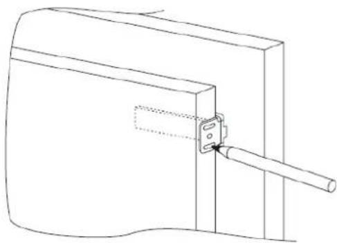 HOOVER HOTL 124 DE - VERBINDUNG DER WÄNDE DES EINBAUSCHRANKS MIT GERÄTETÜREN - 3