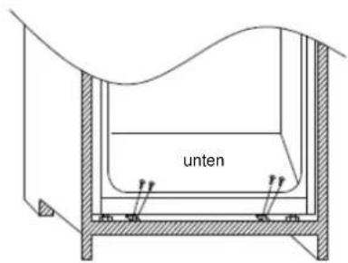 HOOVER HOTL 124 DE - ABMESSUNGEN UND EINBAUÖFFNUNG - 3