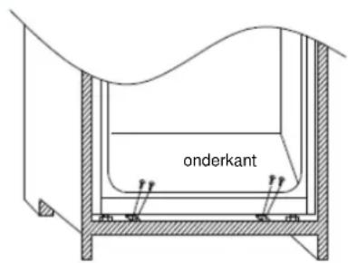 HOOVER HOTL 124 DE - PRODUCTAFMETINGEN EN INBOUWCOMPARTIMENT - 3