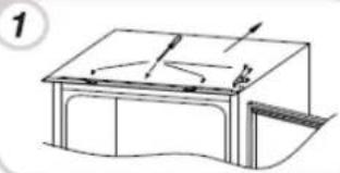 HOOVER HOTL 124 DE - INVERSIONE DEL SENSO DI APERTURA DEGLI SPORTELLI - 1