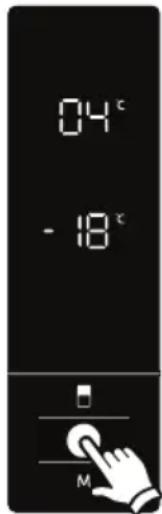 Küppersbusch RBF 78631 SS - Ajustes de temperatura del congelador - 1