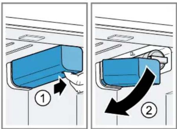 BOSCH KFD96APEA - Changer le filtre à eau ou le remplacer par un capuchon bypass - 1