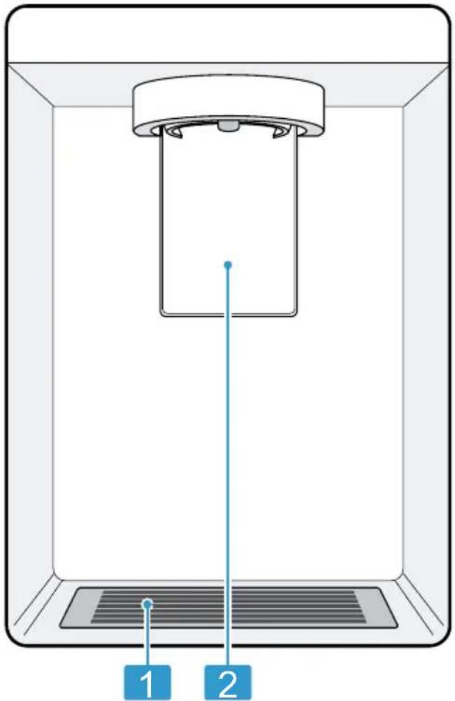 BOSCH KFD96APEA - Éléments de commande (distributeur d'eau et de glace) - 1